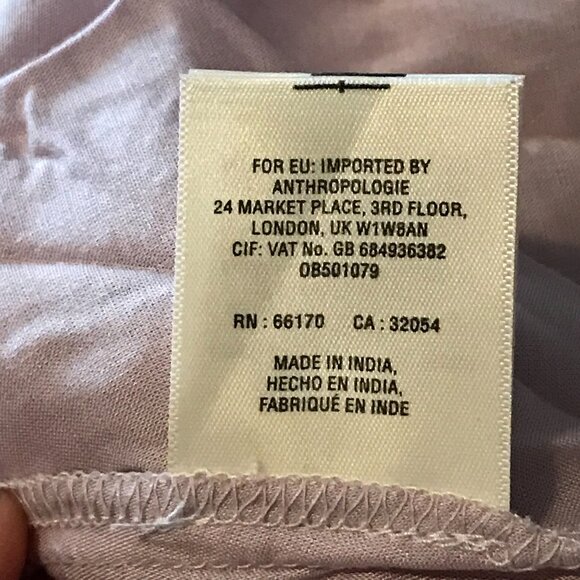 Moulinette Soeurs by Anthropologie Sleeveless Bouffant dress Plum Size12 drs010 - Picture 6 of 6